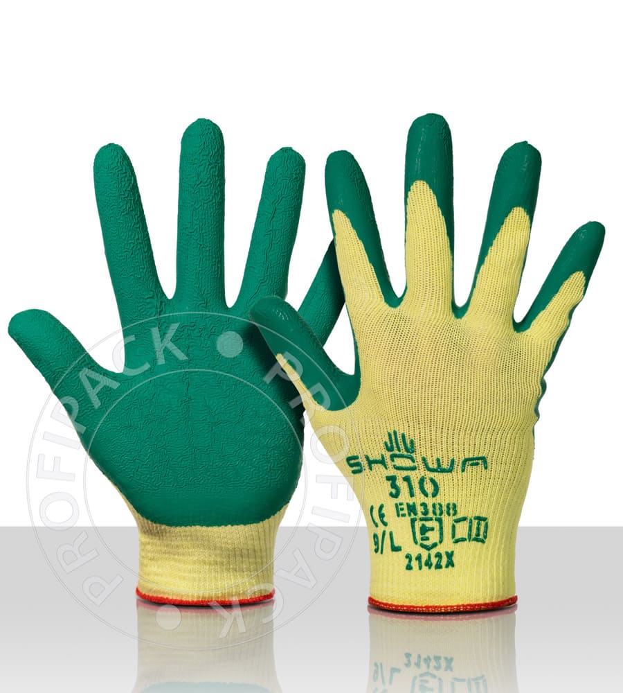 Showa 310 handschoenen groen - maat 9/L