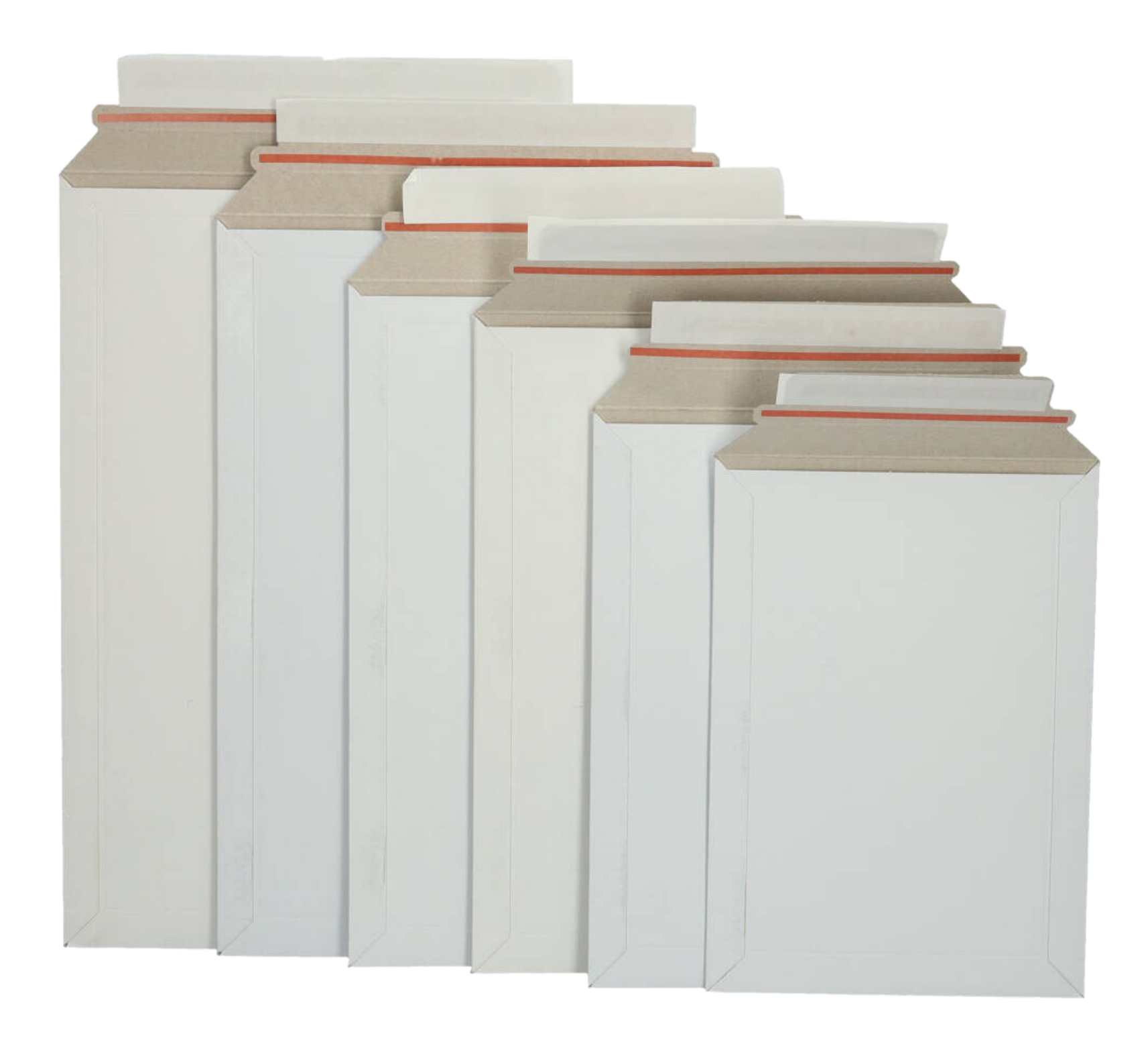 Massief kartonnen enveloppen wit B5+ - 215 x 270mm (100st)