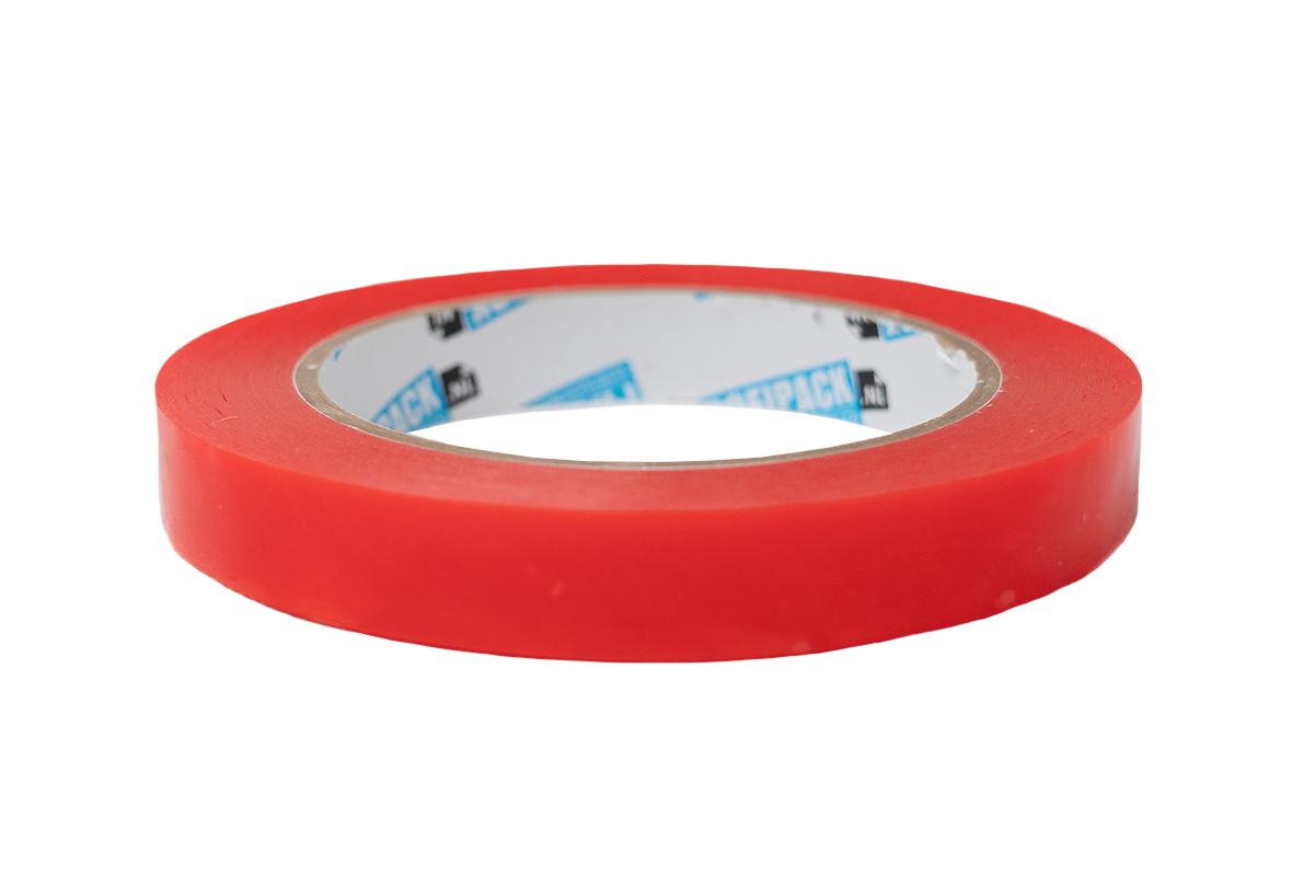 Strapping tape oranje - 15mm x 66m