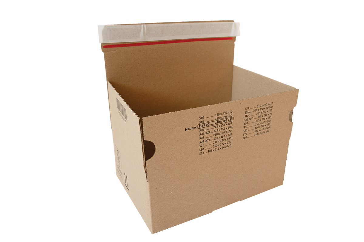 Autolock doos ECO - 210 x 180 x 130mm