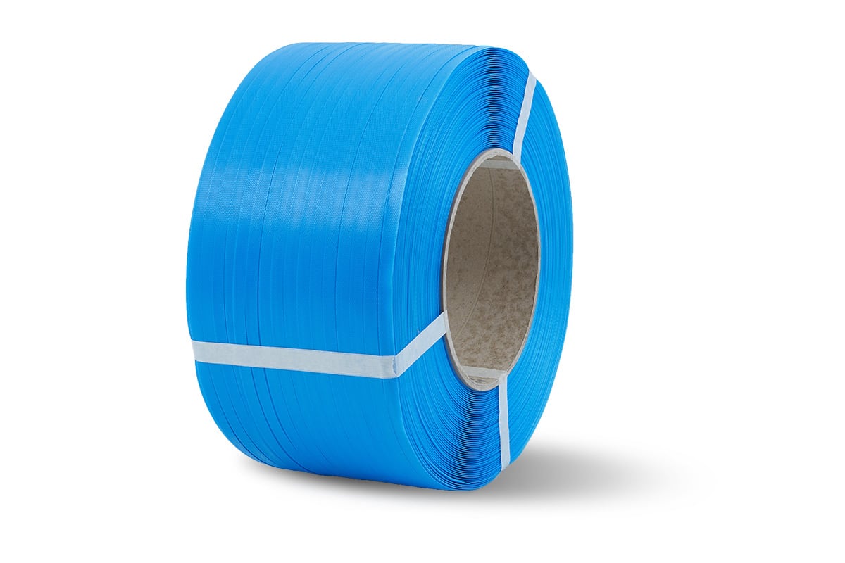 PP omsnoeringsband blauw - 12mm x 3.000m x 0,55mm (Kern 200)