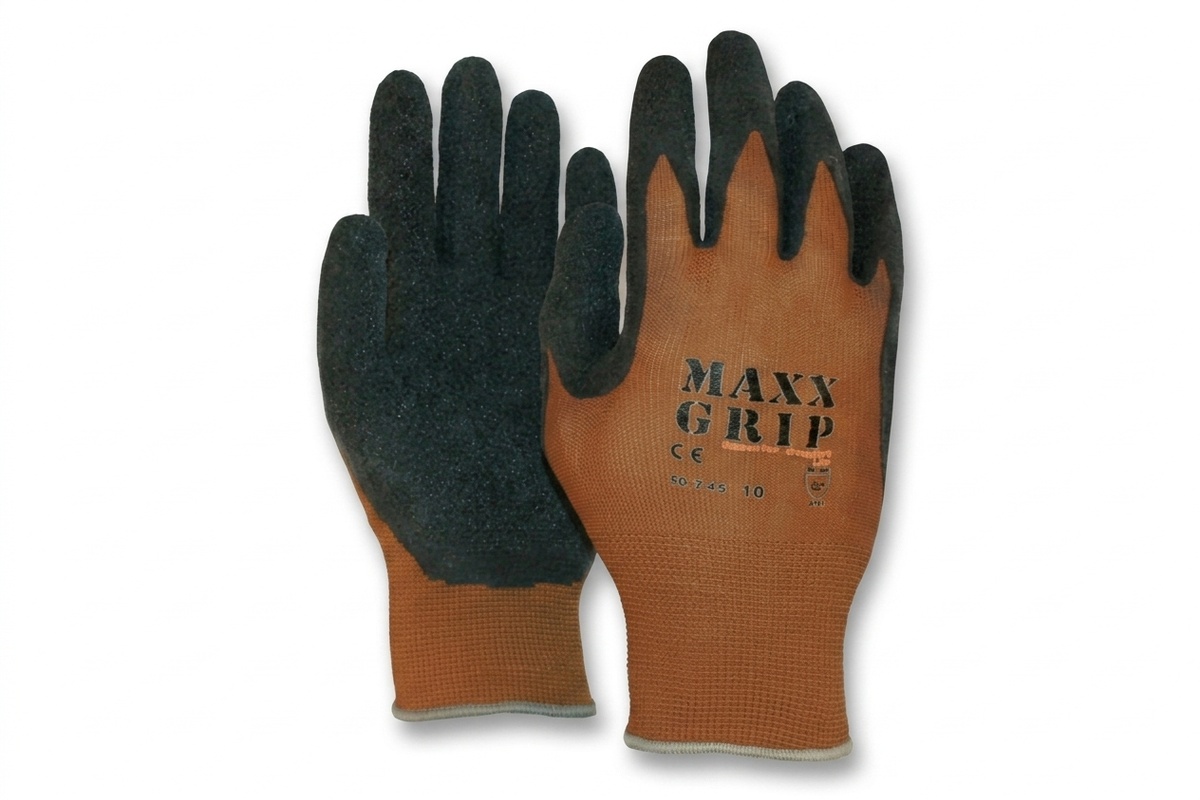 Maxx Grip Lite 50-245  werkhandschoenen - bruin/zwart maat10