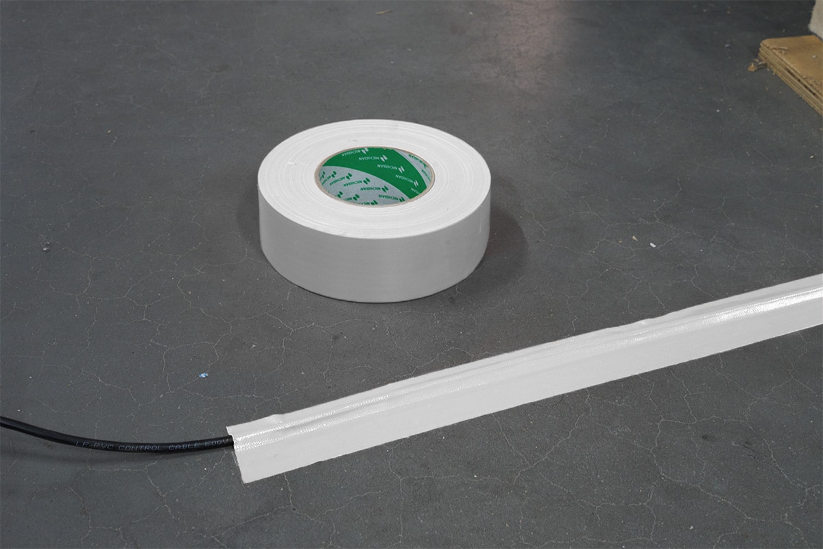 Nichiban® 1200 gaffa tape wit - 100mm x 50m