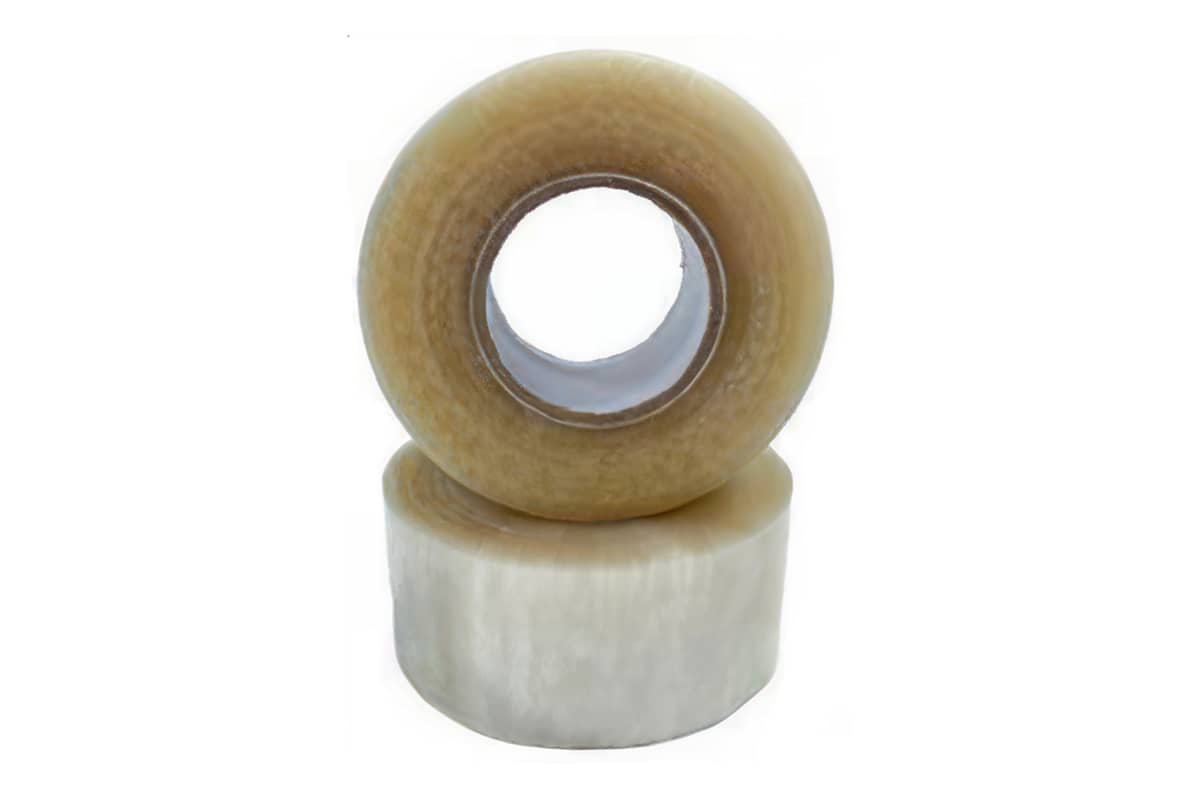 RPET recycled tape transparant - 48mm x 200m