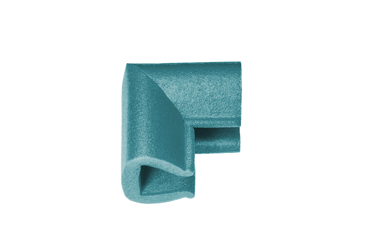 U Schuimprofiel hoekstuk - 25/44mm x 10cm (300 st)