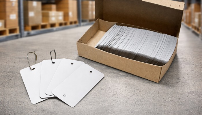 Metaal label bestellen