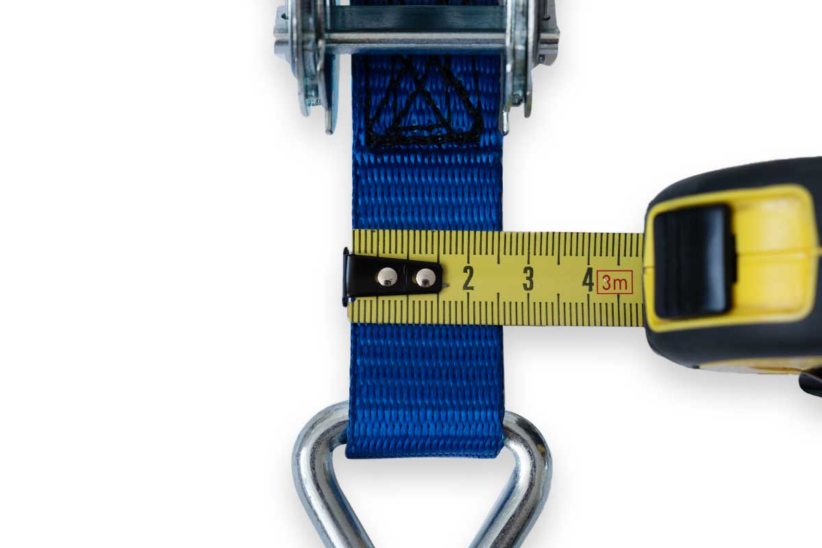 Spanband 2-delig blauw - 25mm x 5m (0,6 ton)
