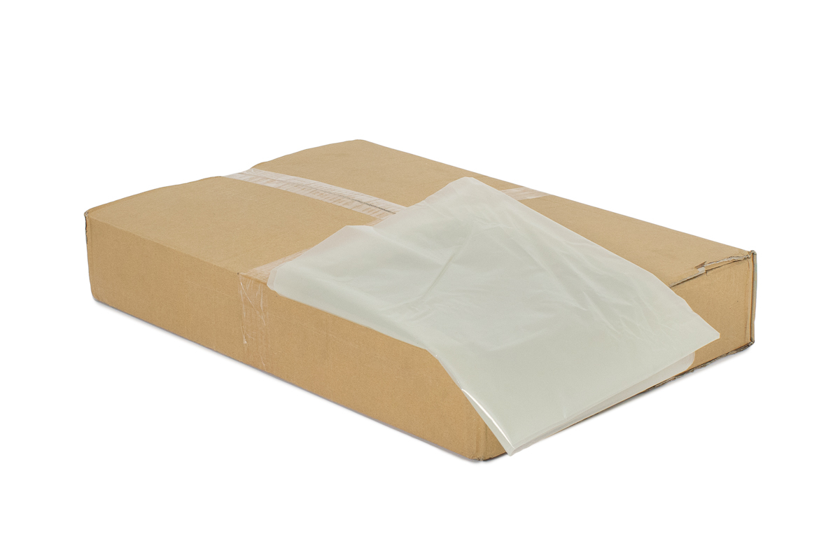 Plastic zakken transparant recycled - 100 x 150cm x 100my (50 st)