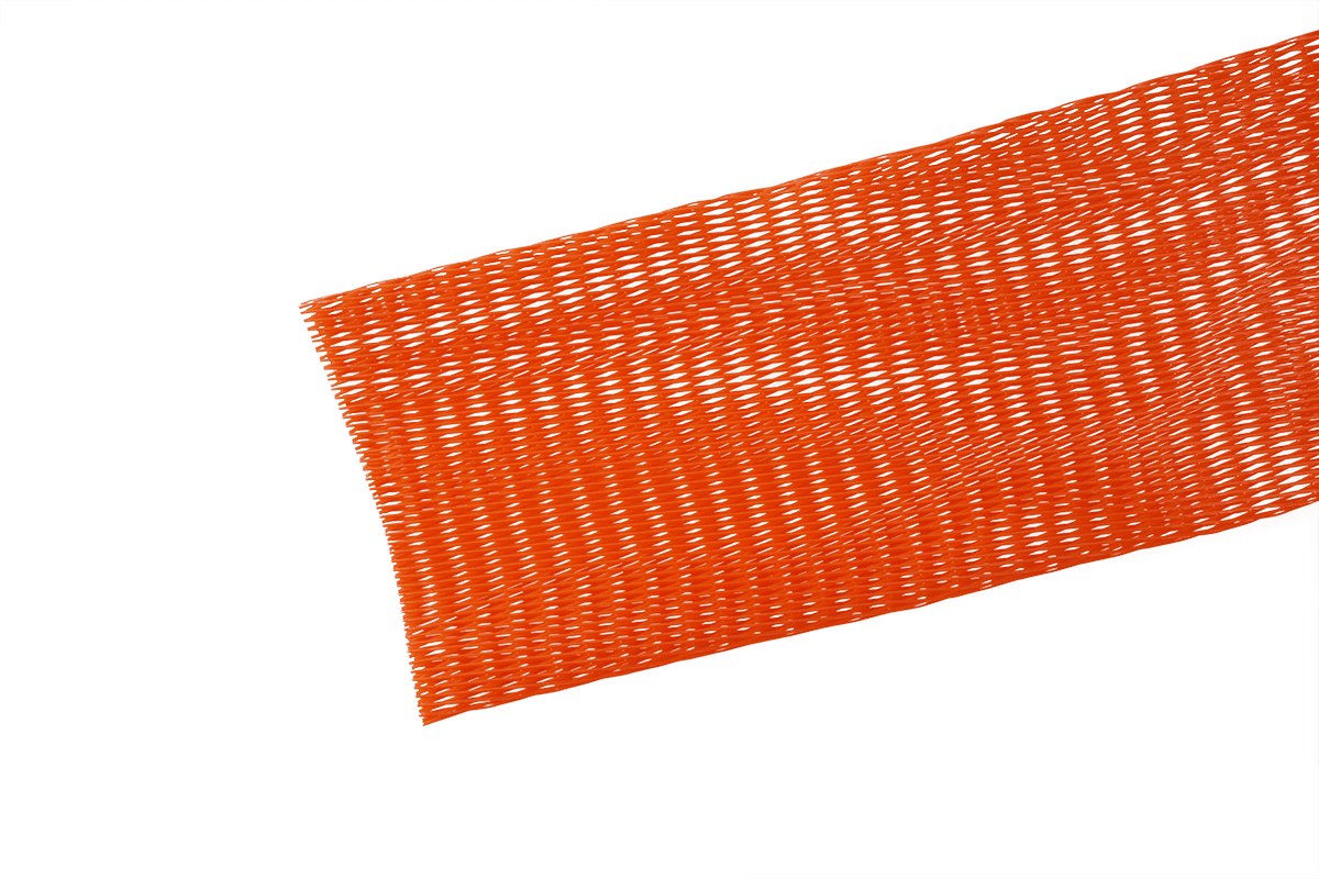 Plastic buisnet in dispenserdoos oranje - 100-200mm x 100m