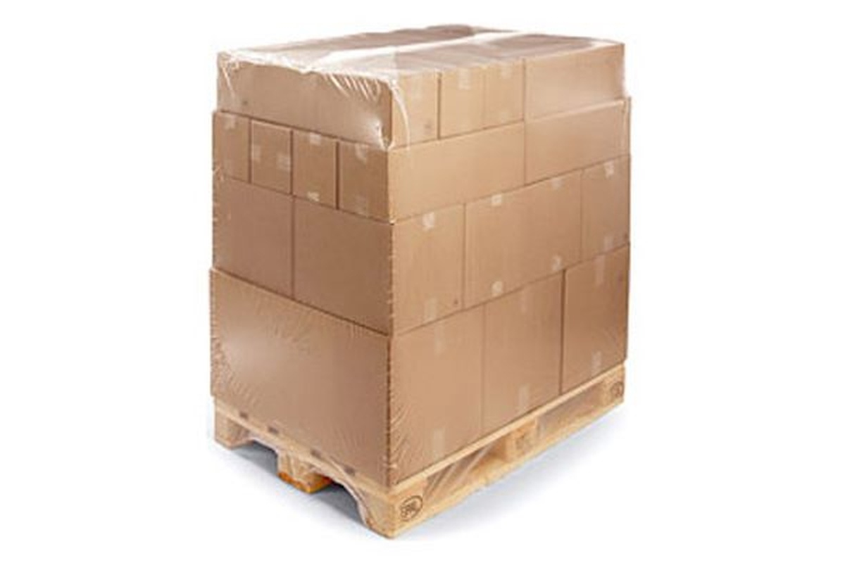 Plastic krimphoezen - 1250 x 525/525 x 1550mm x 100my