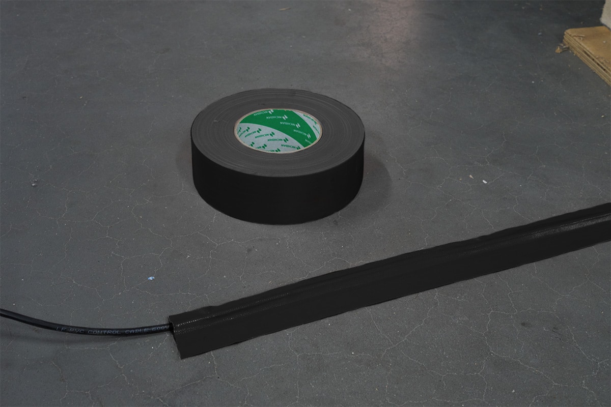 Nichiban® 1200 gaffa tape zwart - 75mm x 50m