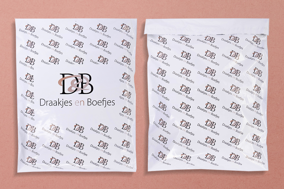 Coex verzendzakken 2 kleuren bedrukt