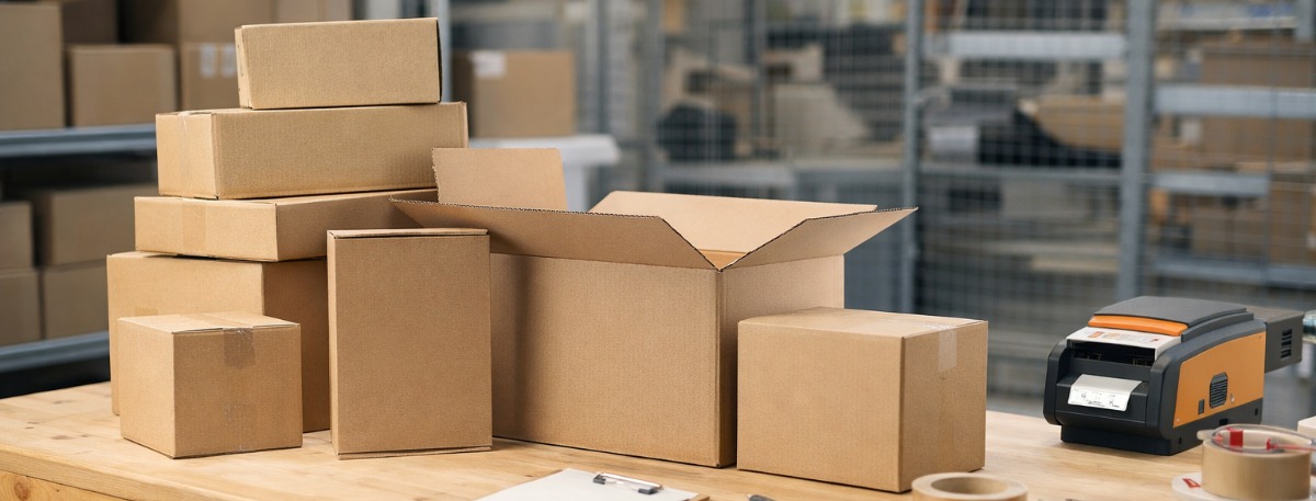 verschillende afmetingen kartonnen doos