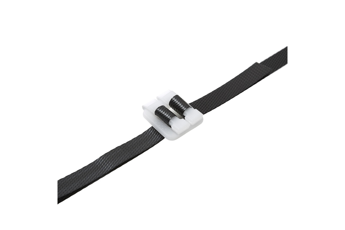 Kunststof gespen zwart - 13mm (1.000 st)