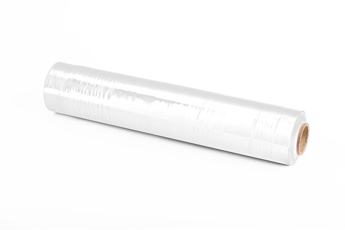 Handwikkelfolie transparant voorgerekt - 42cm x 600m x 9my