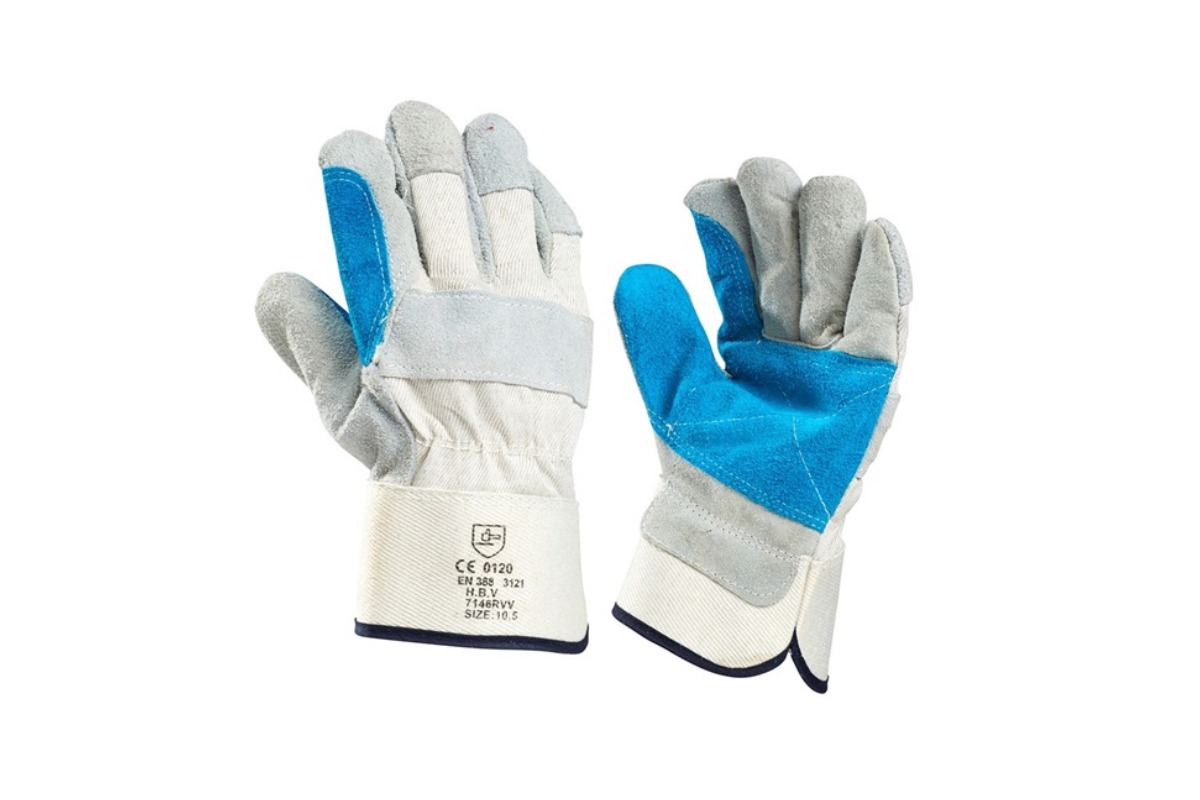 Bullflex Splitlederen Handschoenen met pistoolversterking - maat 10