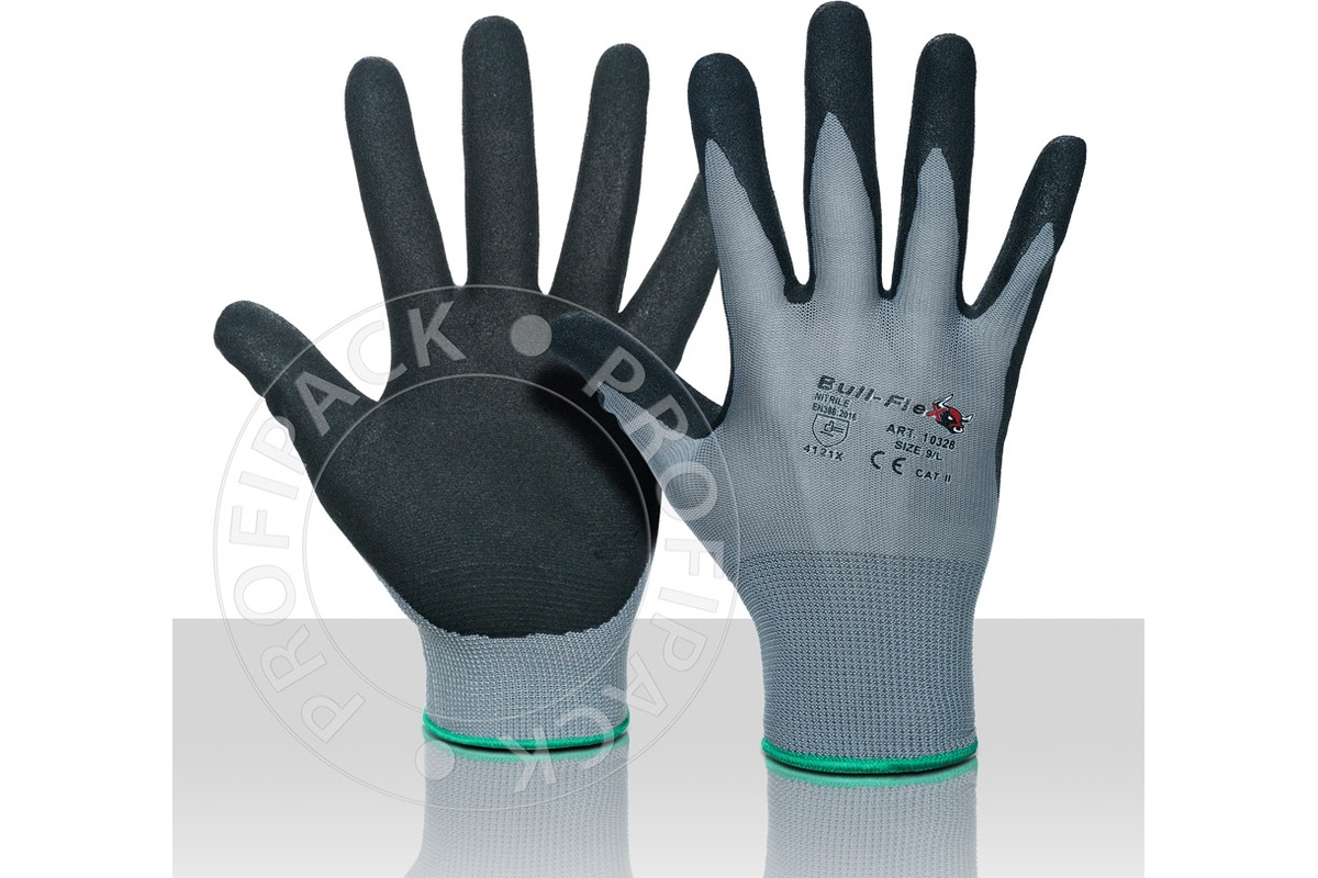 Bullflex Nitril coating handschoenen - maat 10/XL