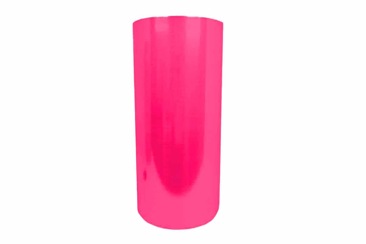Machinewikkelfolie roze - 50cm x 1500m x 23my x 150% (per rol)