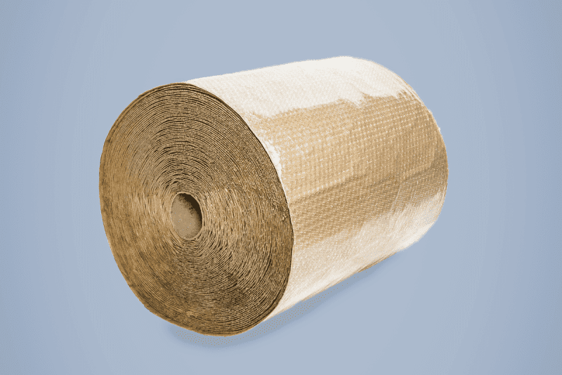 Luchtkussenfolie met kraftpapier