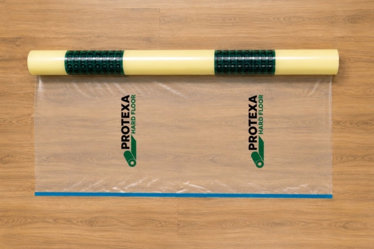 Protexa Harde Vloer Eco Afdekfolie zelfklevend - 120cm x 60m x 60my