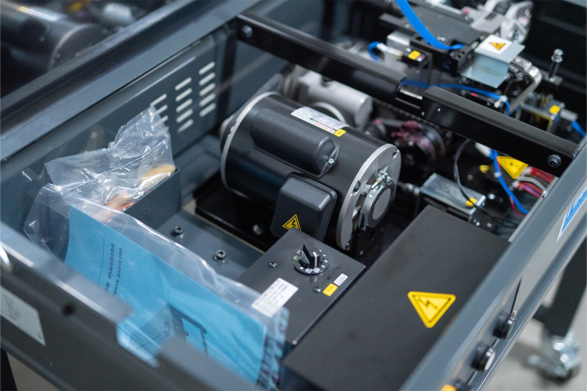 halfautomatische omsnoeringsmachine kopen