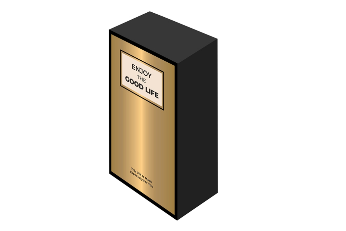 Luxe flesgeschenkverpakking - 335 x 187 x 85mm Luxe flesgeschenkverpakking - 335 x 187 x 85mm