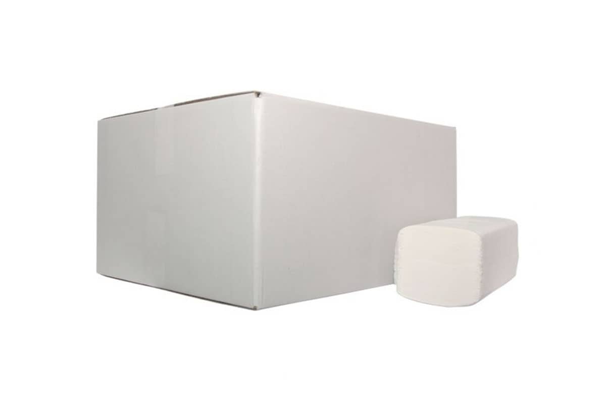 Handdoekpapier Z-fold Cellulose 2-laags 24 x 21cm (20 pakken)