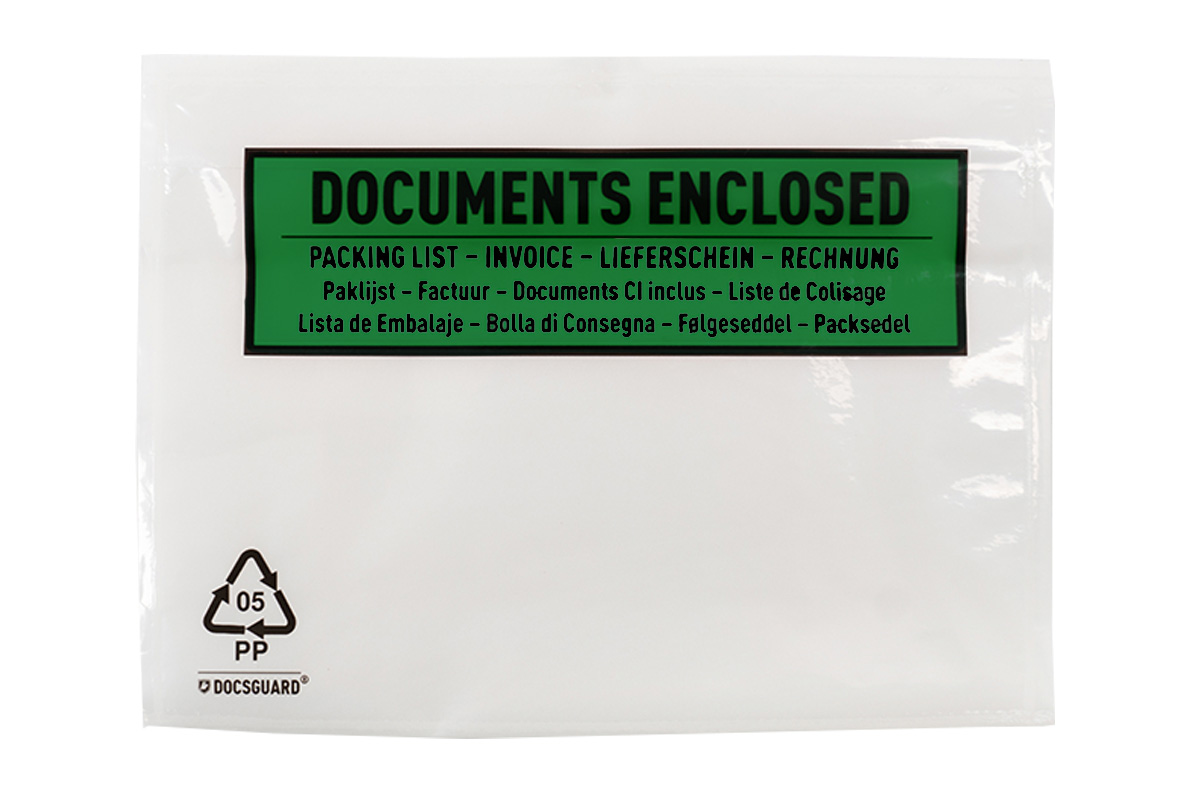 Eco papieren paklijst enveloppen Packing List - 230 x 170mm (1.000 st)