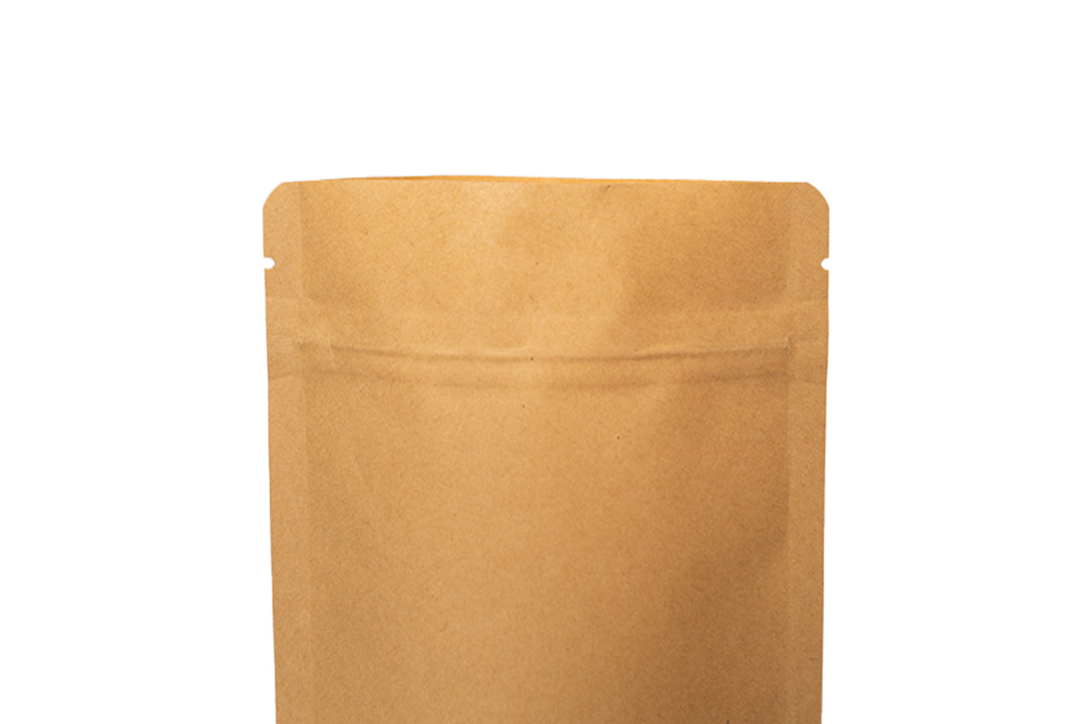 Kraftpapier stazakken bruin met venster 1000ml - 180 x 260mm (100st)