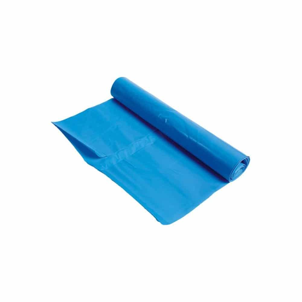 LDPE afvalzakken blauw 240 liter - 65 x 25/25 x 135cm x 80my (50 st)