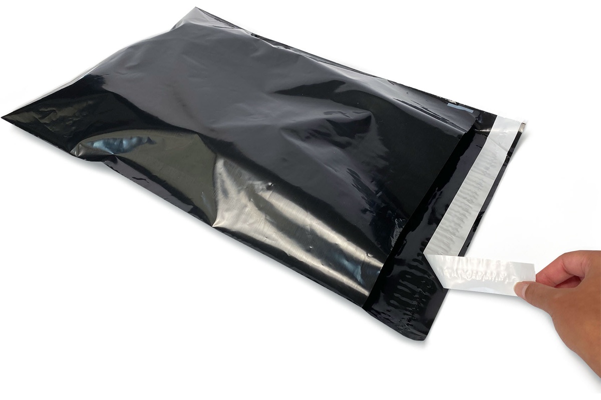 Coex verzendzakken zwart - 340 x 430mm (100 st)