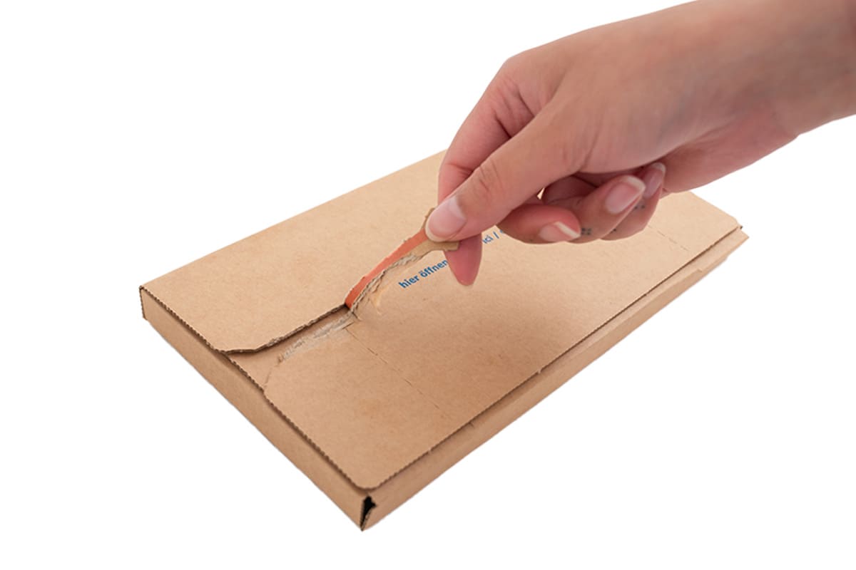 Smartphone verzenddoos met fixeerfolie - 235 x 122 x 20mm