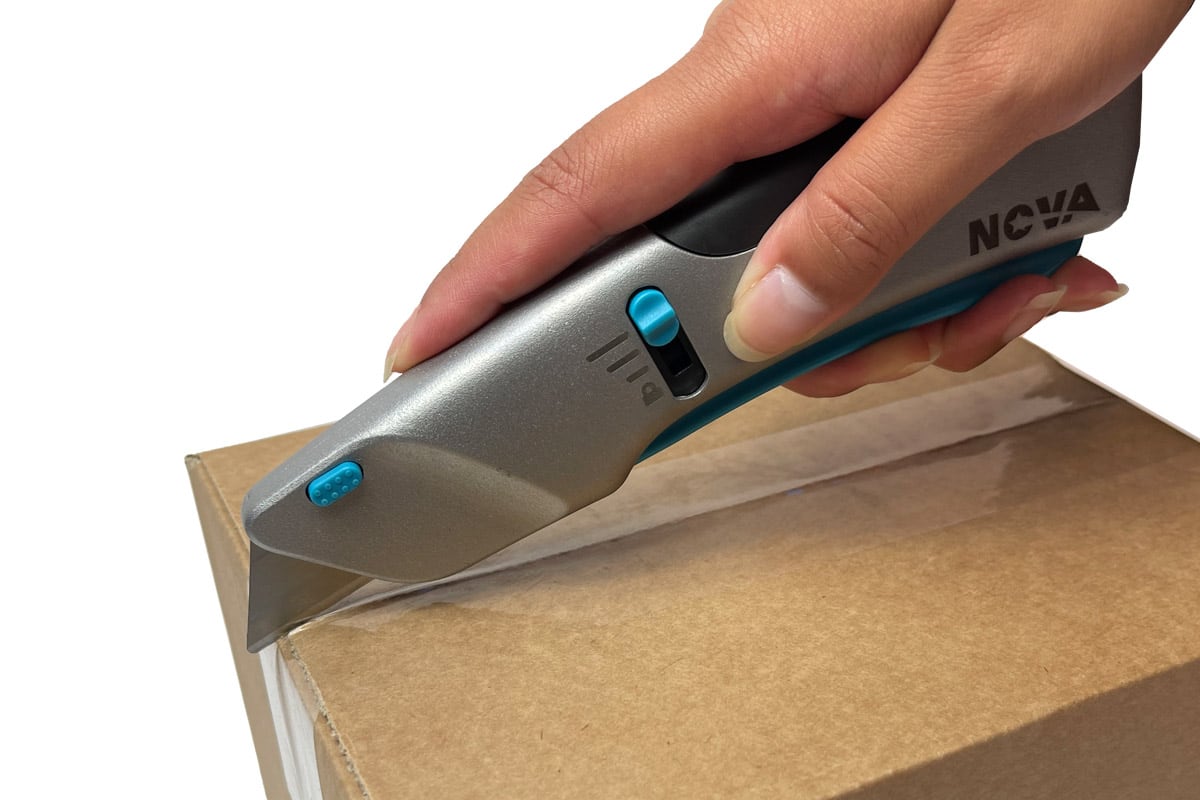 Veiligheidsmes Squeeze + auto terugtrek  (PFK- 028)         
