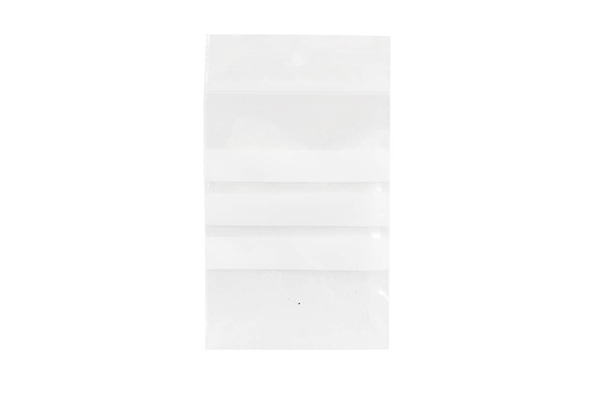 Gripzakken transparant met schrijfvlak - 60 x 80mm x 50my (1.000 st)