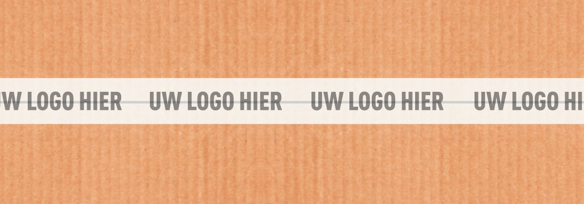 Verpakkingstape bedrukken met logo