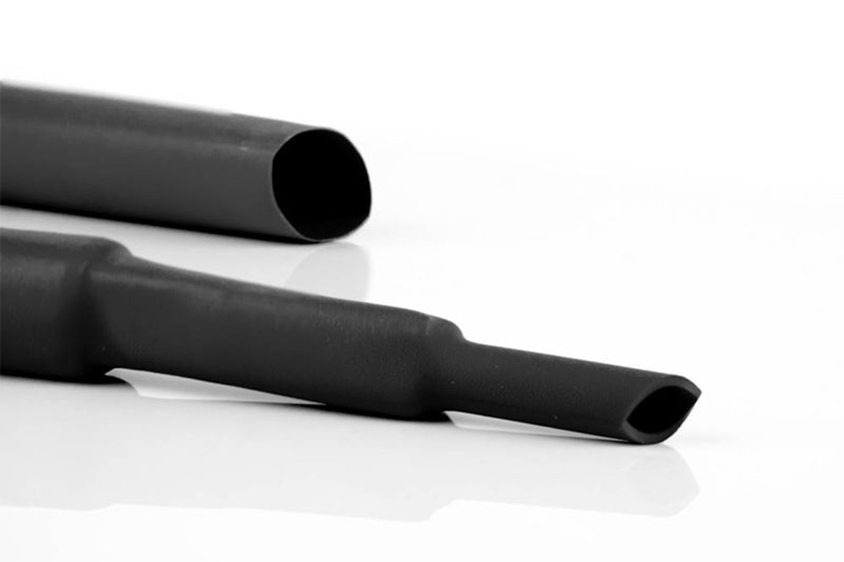 Dunwandige krimpkous zwart - 9.5/4.8mm x 5m Dunwandige krimpkous zwart - 9.5/4.8mm x 5m