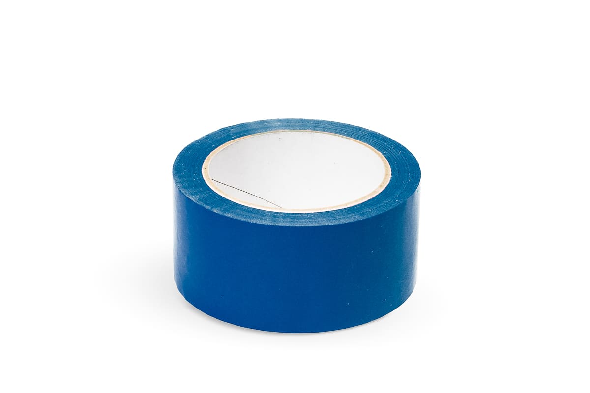 PVC tape blauw - 50mm x 66m