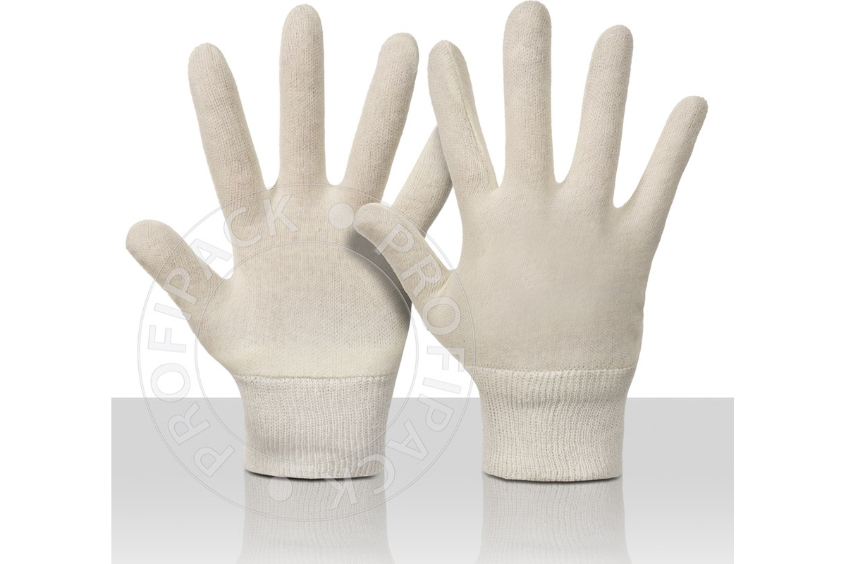 Bullflex zware katoenen handschoenen tricot boord (dames) - maat 9/L