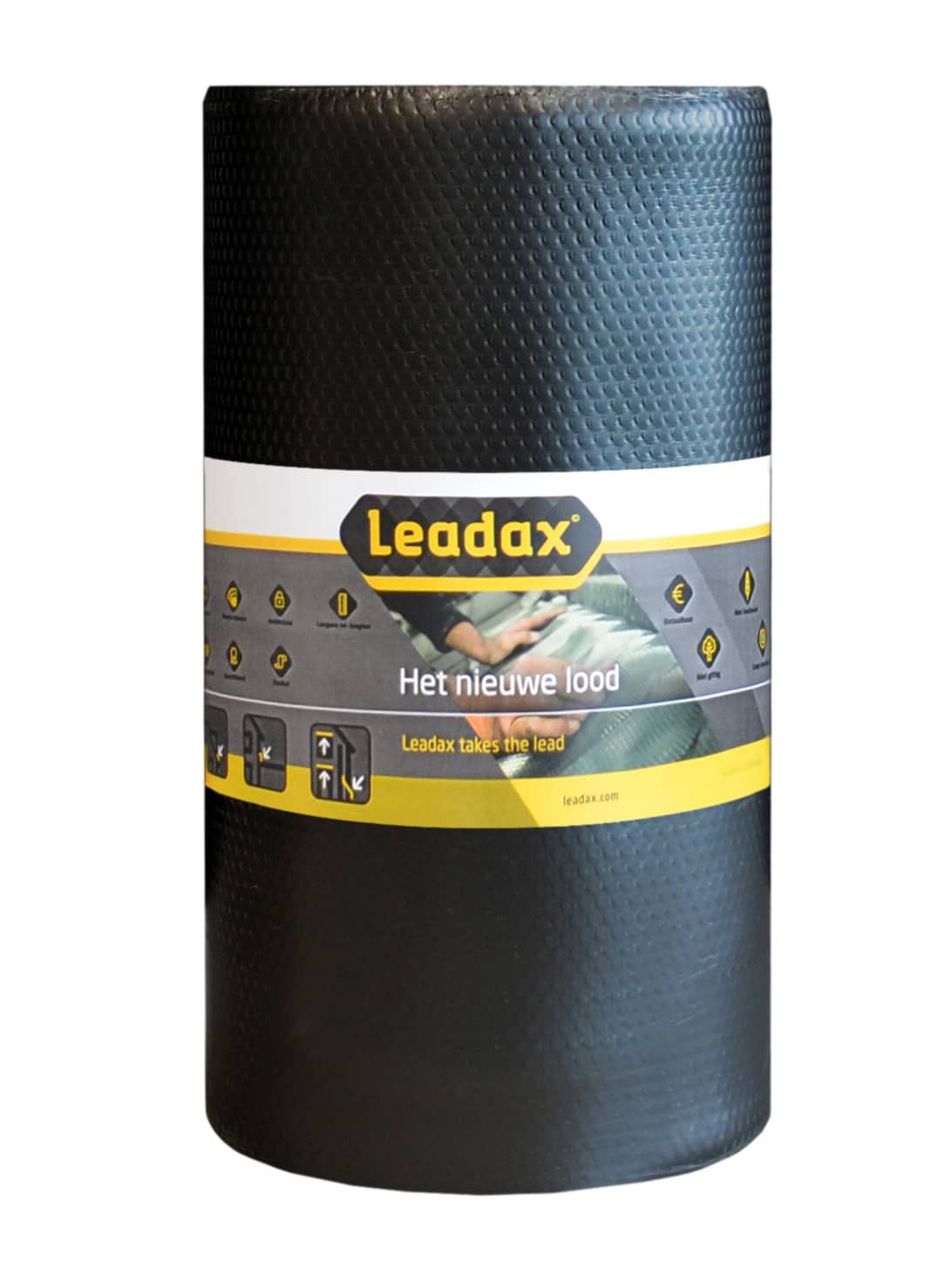 Leadax loodvervanger zwart - 1000mm (6m²)