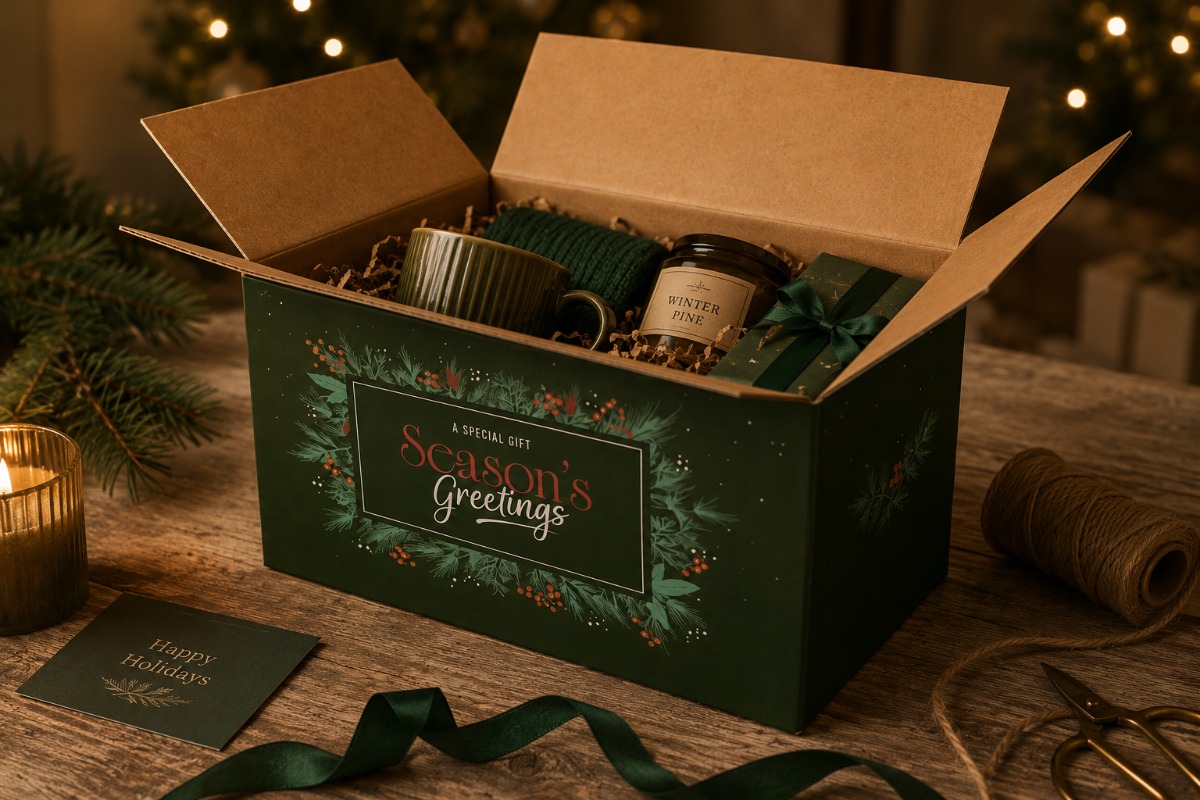 Kerstdoos "Xmas" - 390 x 290 x 232mm