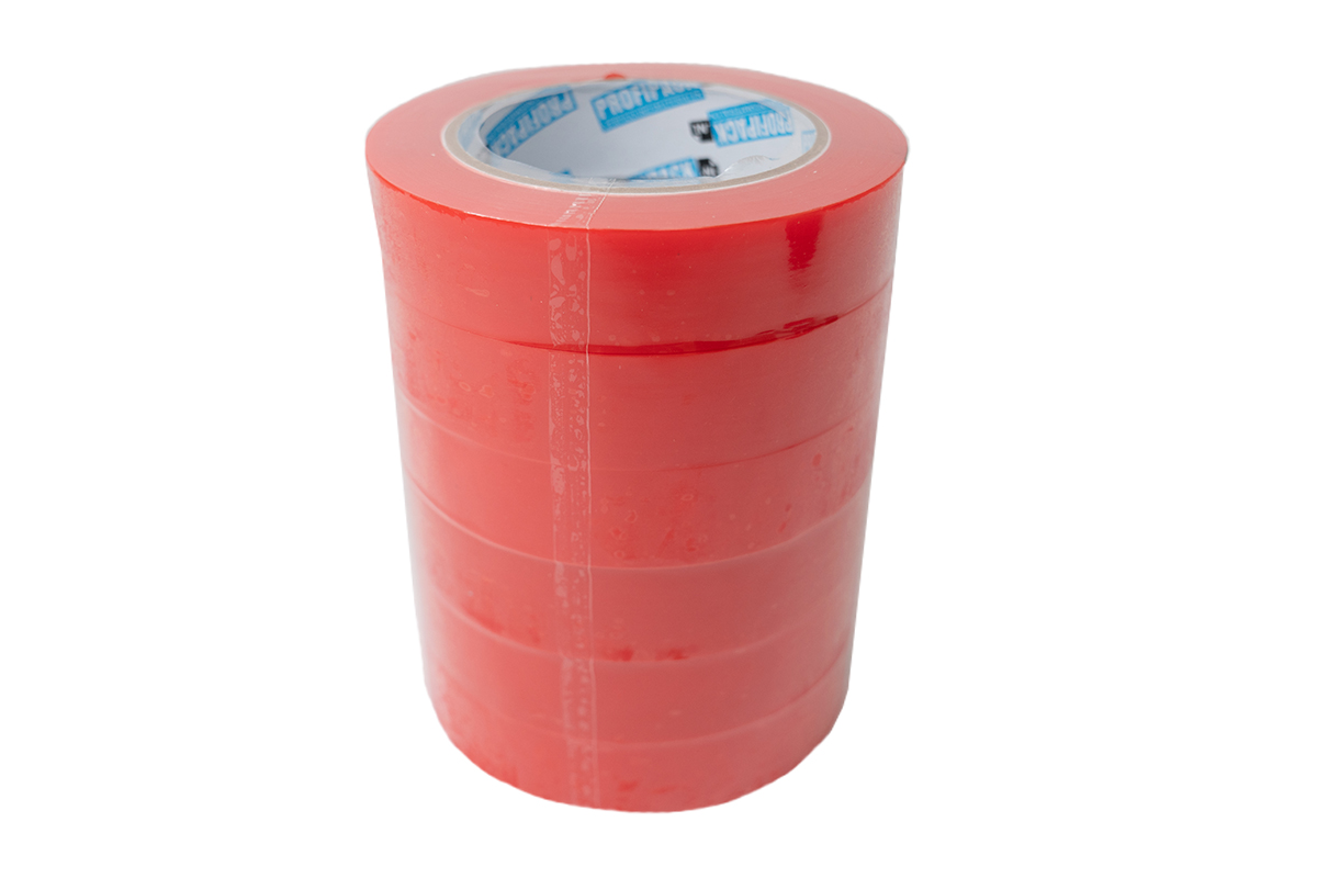Strapping tape oranje - 25mm x 66m