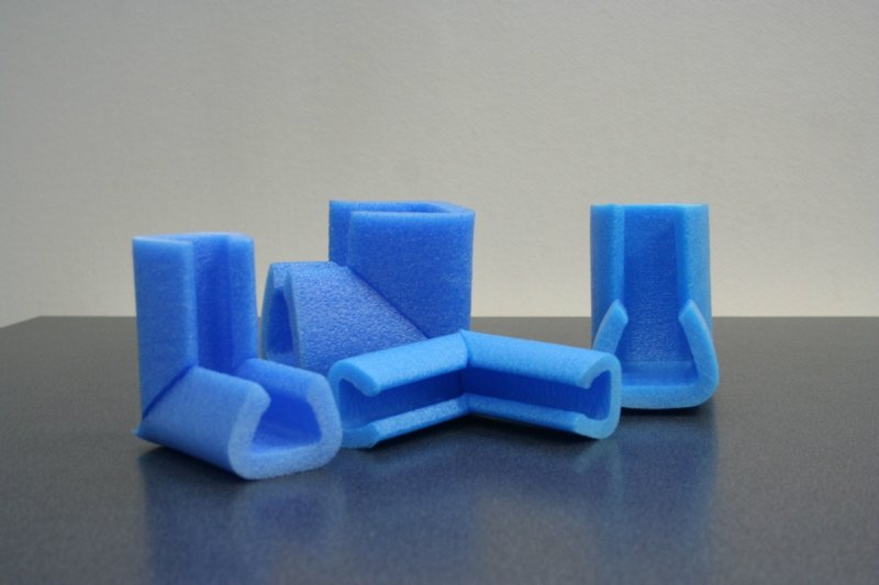 U Schuimprofiel hoekstuk - 45/76mm x 10cm (160st)