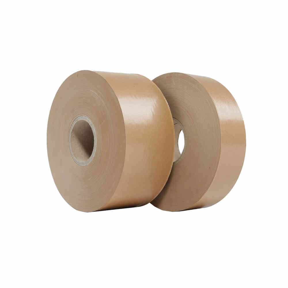 Papieren tape gegomd - 60mm x 200m - 60g/m3