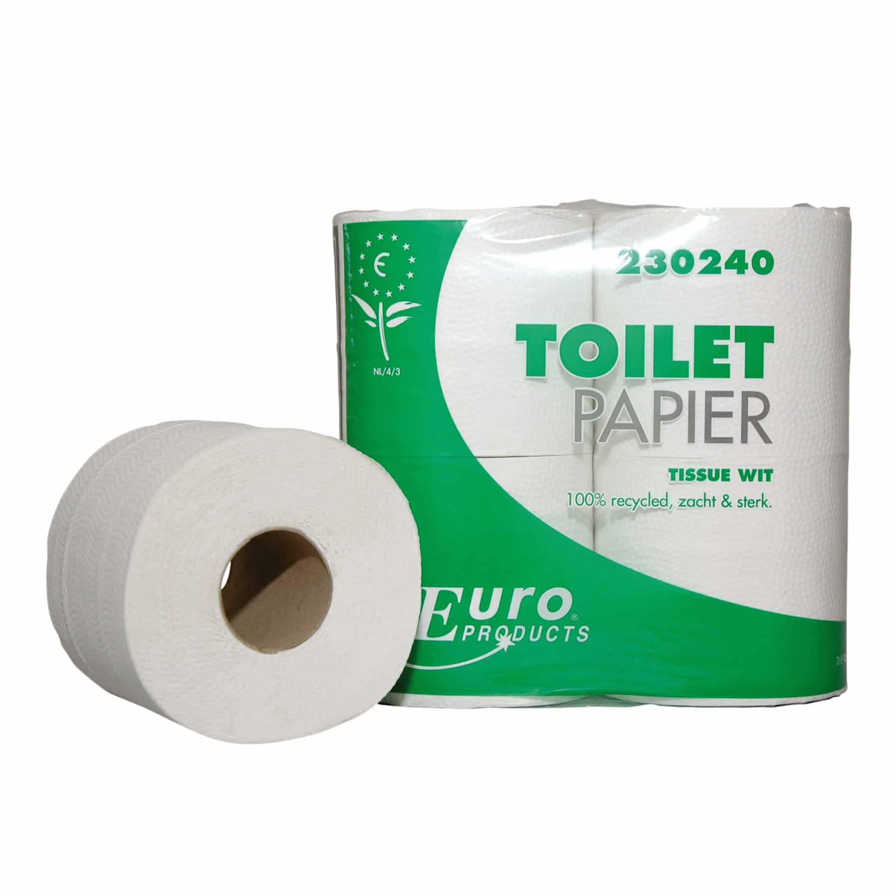 ECO toiletpapier gerecycled 2-laags - 400 vel (40 rollen)