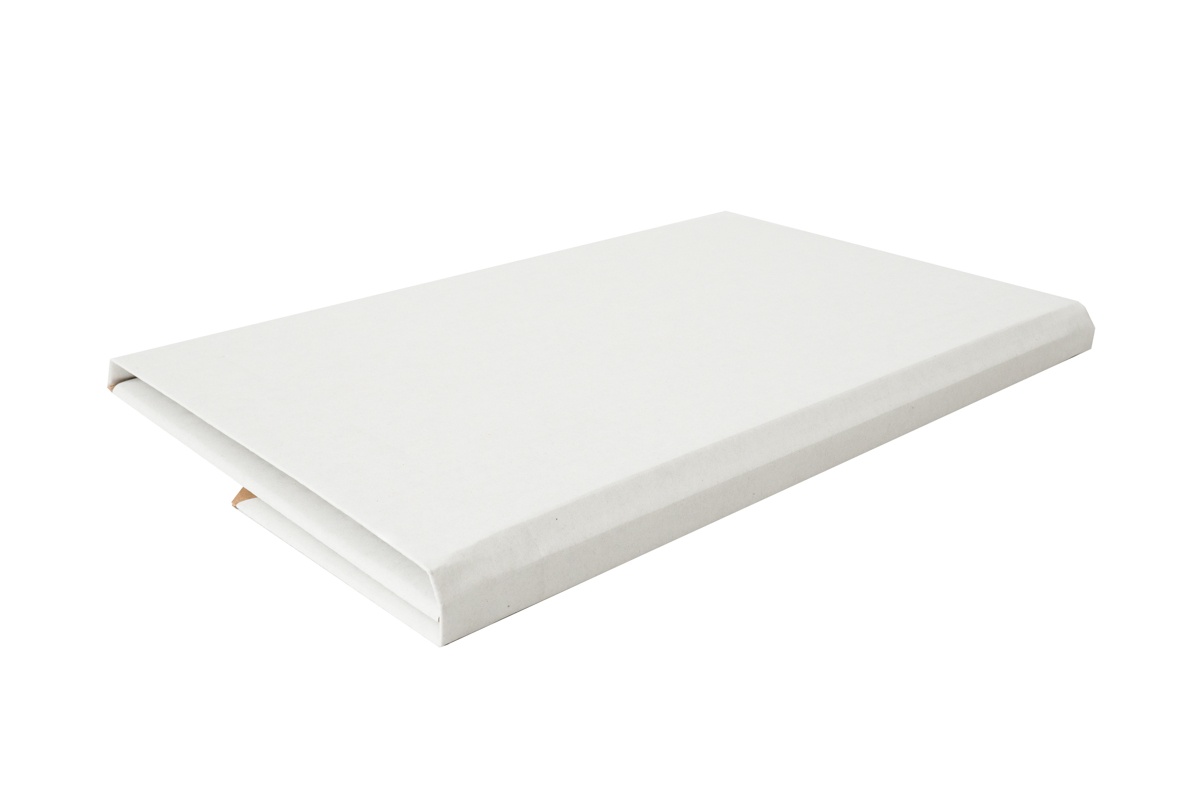 Boekverpakking wit B golf - 305 x 220 x 20mm