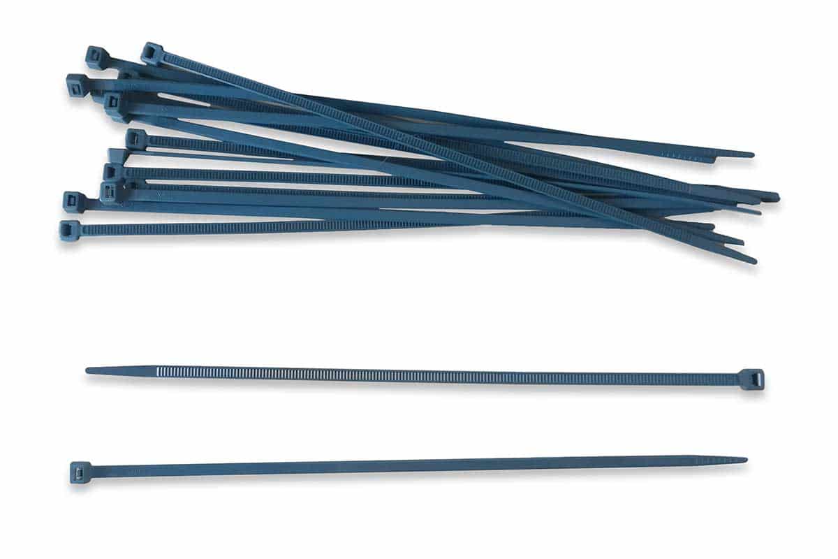 Kabelbinders Detecteerbaar Blauw - 98mm x 2,5mm (100 st)