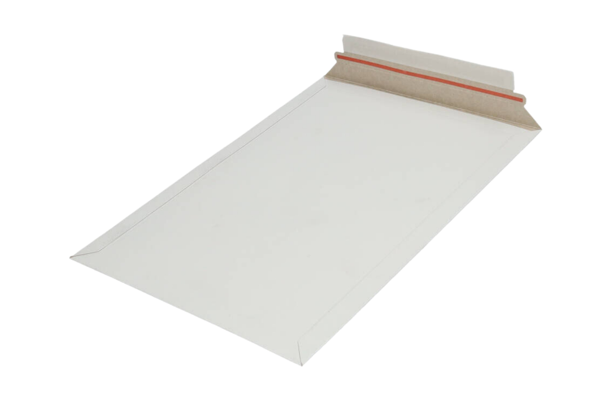 Massief kartonnen enveloppen wit - 250 x 353mm (100st) Massief kartonnen enveloppen wit - 250 x 353mm (100st)