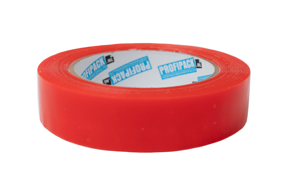 Strapping tape oranje - 25mm x 66m