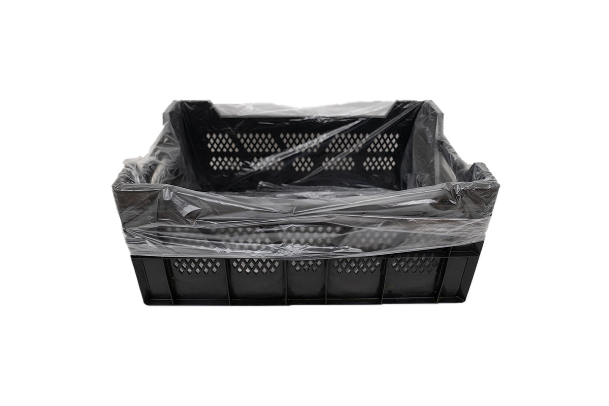 LDPE kratzakken transparant - 60 x 20/20 x 80cm x 20my (500 st)