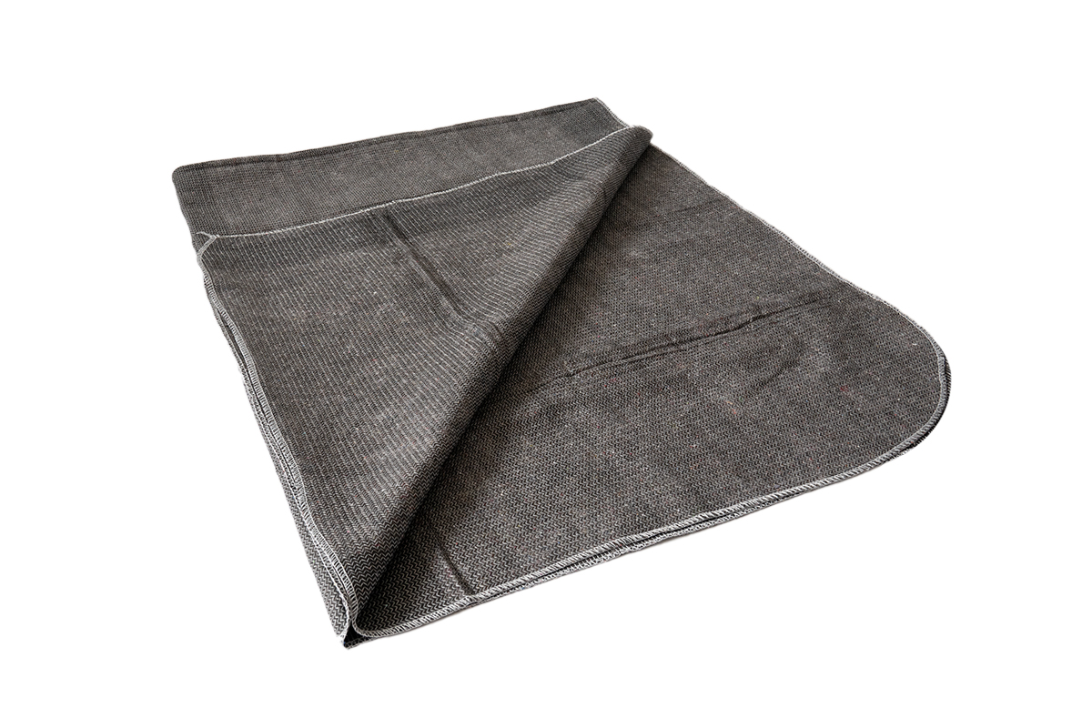 Verhuisdekens Premium gestikt zwart - 150 x 200cm x 1150gr